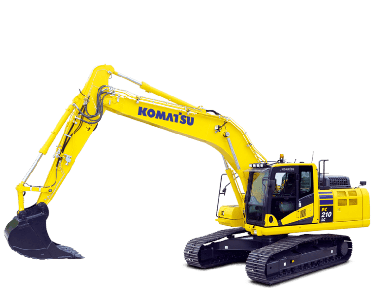 PC210 von Komatsu überzeugt durch gesteigerte Kraftstoffeffizienz
