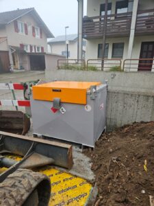 Mobile Tankanlage Baustelle